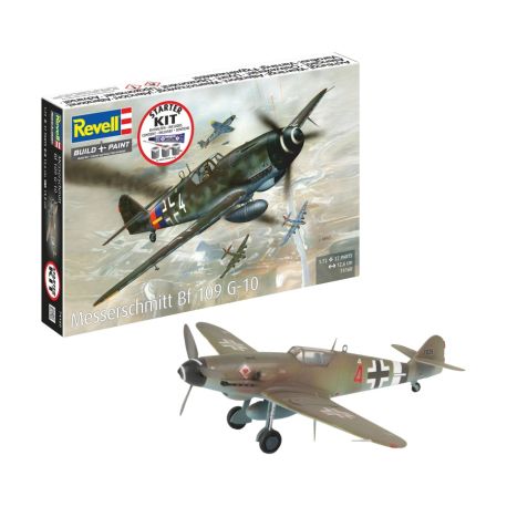 Starter Kit Messerschmitt Bf-109, Revell Modellbausatz mit Basiszubehör