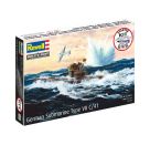 Starter Kit German Submarine Type VII C/41, Revell Modellbausatz mit Basiszubehör