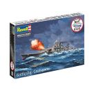 Starter Kit Battleship Gneisenau, Revell Modellbausatz mit Basiszubehör