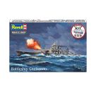 Starter Kit Battleship Gneisenau, Revell Modellbausatz mit Basiszubehör