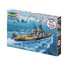 Starter Kit Battleship USS New Jersey, Revell Modellbausatz mit Basiszubehör