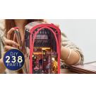 Tiny Adventures - Harry Potter Hogwarts Express , Book Nook Miniaturwelt aus Holz zum Zusammenbauen