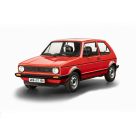 Geschenkset 50 Jahre VW Golf 1 GTi, Revell Modellbausatz mit Basiszubehör