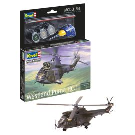Model Set Westland Puma HC.1, Revell Modellbausatz mit Basiszubehör