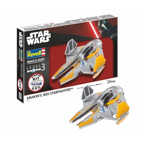 Starter Kit Anakin s Starfighter, Revell Modellbausatz Star Wars mit Basiszubehör
