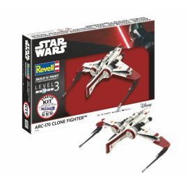 Starter Kit ARC-170 Fighter, Revell Modellbausatz Star Wars mit Basiszubehör