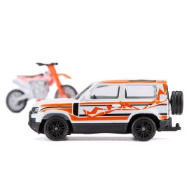 SIKU 1114 Land Rover Defender mit KTM Motorrad