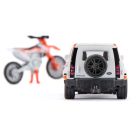 SIKU 1114 Land Rover Defender mit KTM Motorrad