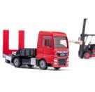 SIKU 1763 MAN Lkw mit Linde Gabelstapler