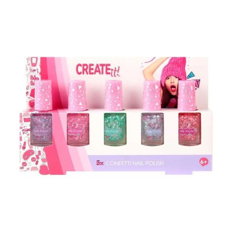 Create It! Nagellack Konfetti, 5er-Pack