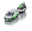 SIKU 2005 VW T6 mit Rasentraktor