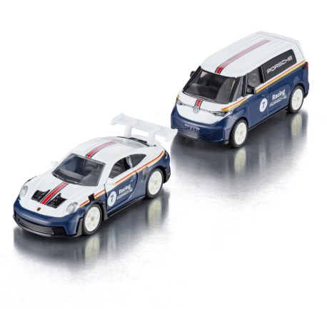 SIKU 2569 VW ID. Buzz mit Porsche 911 GT3 RS