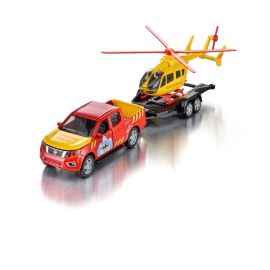 SIKU 2570 Nissan Navara mit Helikopter