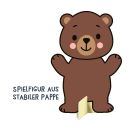 Cozy Stickerhaus - Kleiner Bär