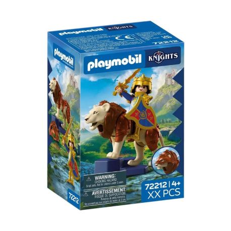 Löwe mit goldenem Ritter