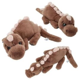 Dino World Plüschdino liegend  braun 50 cm