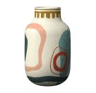 3D Puzzle Vase Organic Beige