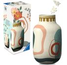 3D Puzzle Vase Organic Beige