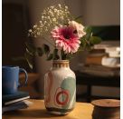 3D Puzzle Vase Organic Beige