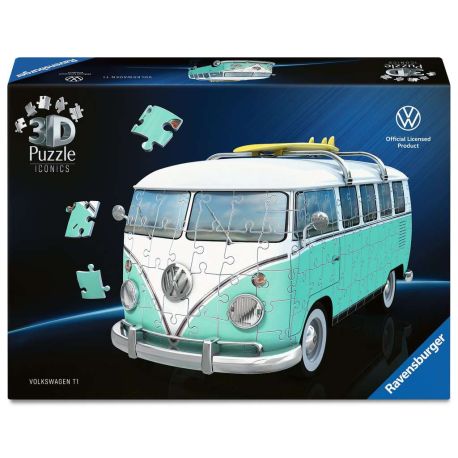 3D Puzzle Iconics: Volkswagen T1 Chrom Edition
