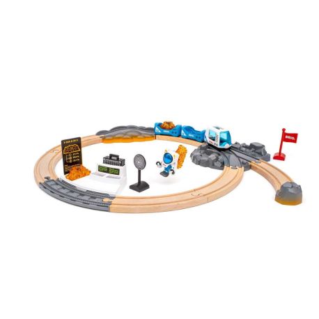 BRIO World Weltraumforschungs-Set - Holzeisenbahnset - wunderbares Geschenk für Kinder ab 3 Jahren