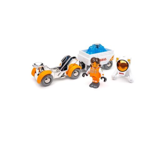 BRIO World 36160 Weltraum Rover - Eisenbahn-Set für Kinder ab 3 Jahren - zauberhaftes Geschenk