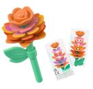 Blumen Steck- und Spiel-Set: Kleiner Blütenzauber orange