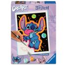 CreArt, Malen nach Zahlen Adults Trend - Disney Stitch: Verloren im All
