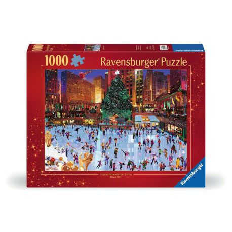 Weihnachtspuzzle 1000 Teile - Weihnachtszauber am Rockefeller Center