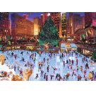 Weihnachtspuzzle 1000 Teile - Weihnachtszauber am Rockefeller Center