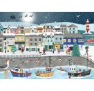 Weihnachtspuzzle 1000 Teile - Weihnachten am Hafen