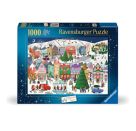 Weihnachtspuzzle 1000 Teile - Zauberhafte Weihnachtsstadt
