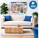 Weihnachtspuzzle 1000 Teile - Zauberhafte Weihnachtsstadt
