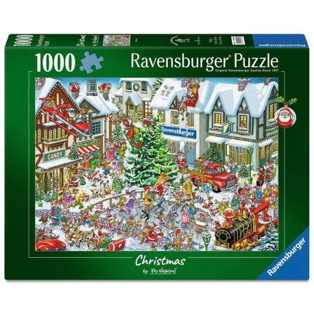 Weihnachtspuzzle 1000 Teile - Wimmelbild Weihnachten von Ray Nicholson