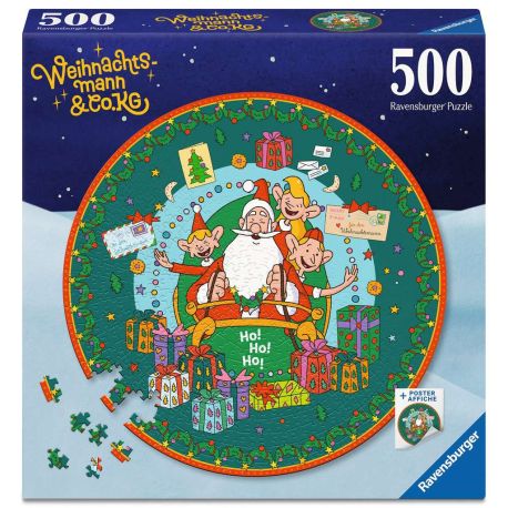 Erwachsenenpuzzle 500 Teile - Weihnachtsmann   Co.KG