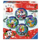 3D Puzzle-Ball-Set Holiday Baubles Disney
