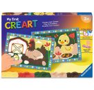 My First CreArt, Kneten nach Zahlen - Glückliche Küken