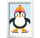 Pinguin im Schnee