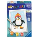 Pinguin im Schnee