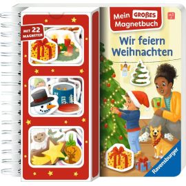 Mein großes Magnetbuch - Wir feiern Weihnachten: Mit 22 Magneten