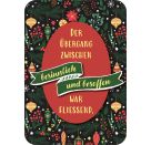 Plätzchen weg, Nerven blank.