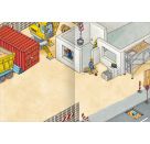 Metallic-Sticker: Baustelle