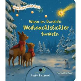 Mein Puste-Licht-Buch: Wenn im Dunkeln Weihnachtslichter funkeln