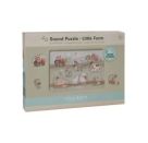 Holz-Steckpuzzle mit Sound Little Farm 7-teilig