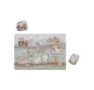 Holz-Steckpuzzle mit Sound Little Farm 7-teilig