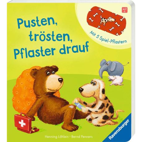 Pusten trösten Pflaster drauf