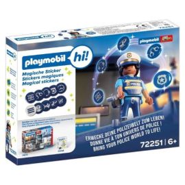 PLAYMOBIL hi! Magische Sticker Polizei 72251