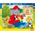 2er Set Rahmenpuzzles Benjamin Blümchen 16 Teile/24 Teile