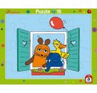 2er Set Rahmenpuzzles Die Maus 16 Teile/24 Teile