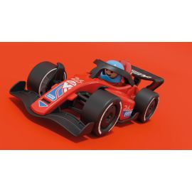 LENA Formel Rennwagen, rot, Schaukarton